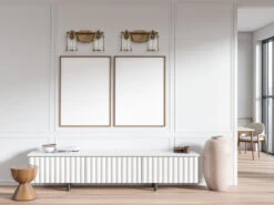 KICHLER Wandleuchte ASHLAND BAY In Messing Für Badezimmer & Wohnraum, Breite 36cm -Heimbeleuchtung Angebote wandleuchte ashland bay in messing fuer badezimmer 17