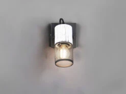 Trio Leuchten Wandstrahler TOSH Mit Schalter, Holz Weiß Und Drahtgeflecht 9 Trio Leuchten Wandstrahler TOSH Mit Schalter, Holz Weiß Und Drahtgeflecht -Heimbeleuchtung Angebote wandstrahler 1 flammig aus weissem holz mit schalt