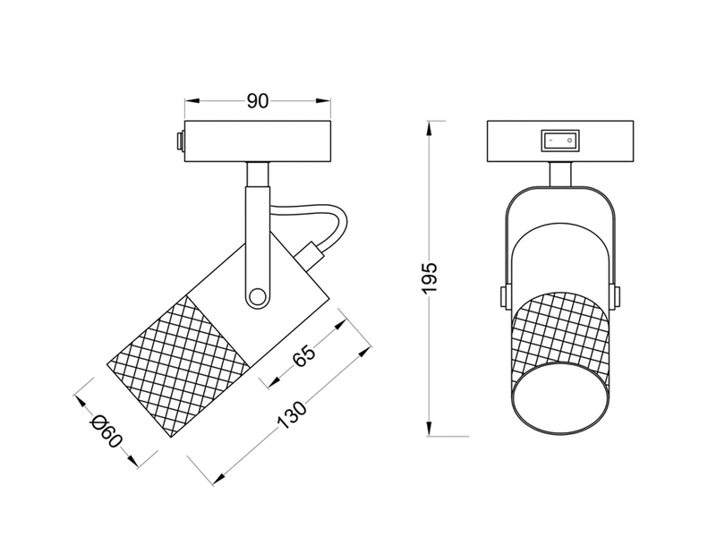 Trio Leuchten Wandstrahler TOSH Mit Schalter, Holz Weiß Und Drahtgeflecht 6 Trio Leuchten Wandstrahler TOSH Mit Schalter, Holz Weiß Und Drahtgeflecht – Bild 6
