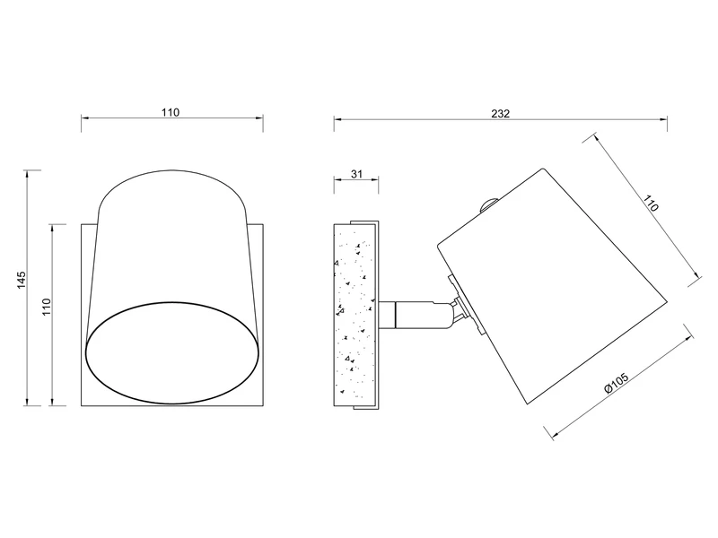 Trio Leuchten Wandstrahler BELL 1 Flammig Silber Antik & Gold Mit Holz Im Industrial Style 7 Trio Leuchten Wandstrahler BELL 1 Flammig Silber Antik & Gold Mit Holz Im Industrial Style – Bild 7
