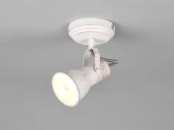 Trio Leuchten Wandstrahler STEAM 1 Flammig Mit Verstellbarem Metallschirm In Weiß, Ø 8cm -Heimbeleuchtung Angebote wandstrahler steam 1 flammig mit verstellbarem met 2