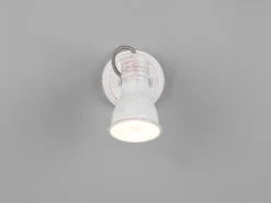 Trio Leuchten Wandstrahler STEAM 1 Flammig Mit Verstellbarem Metallschirm In Weiß, Ø 8cm -Heimbeleuchtung Angebote wandstrahler steam 1 flammig mit verstellbarem met 4