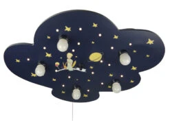 Niermann XXL Kinder Deckenleuchte KLEINER PRINZ Zugschalter Für LED-Schlummerlicht